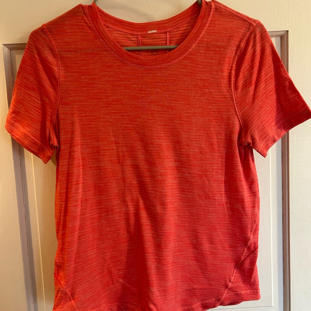 Coral Lululemon Top